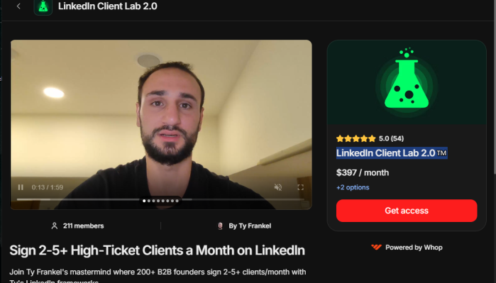 Ty Frankel – LinkedIn Client Lab 2.0™️